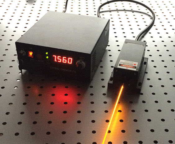 589nm 300mW Yellow dpss laser CW Laser with Analog/TTL Modulation